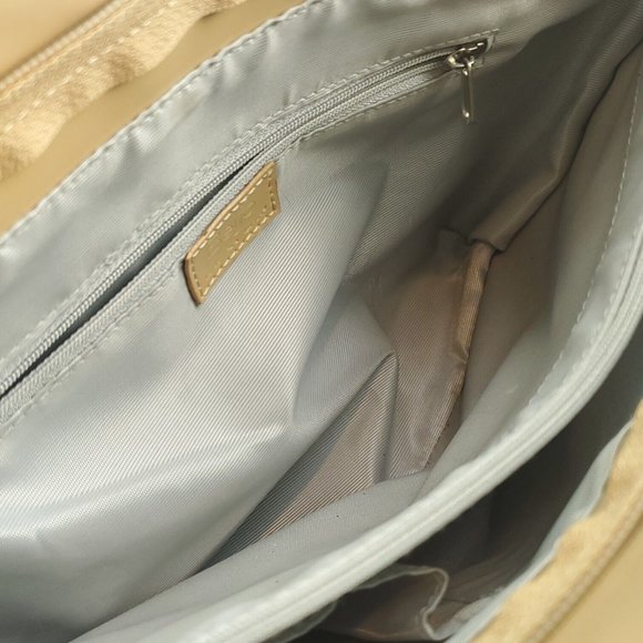 Beijo Womens Dark Brown Patent Leather Buckle Front Inner Pockets Lined Handbag - Picture 6 of 10